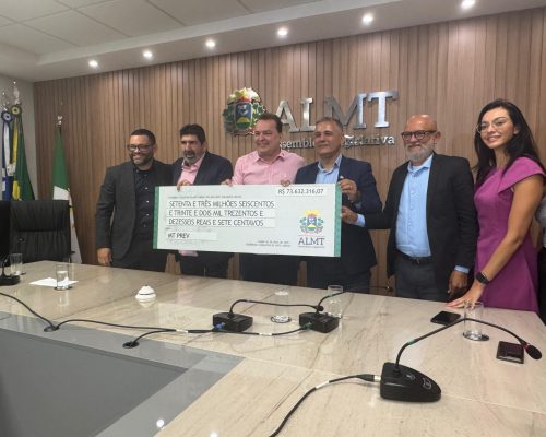 ALMT fortalece a previdência dos servidores e faz aporte histórico ao MT Prev; Max Russi reforça compromisso com segurança e valorização
