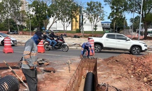 BRT avança e altera trânsito na Avenida do CPA com novos bloqueios e cruzamentos liberados