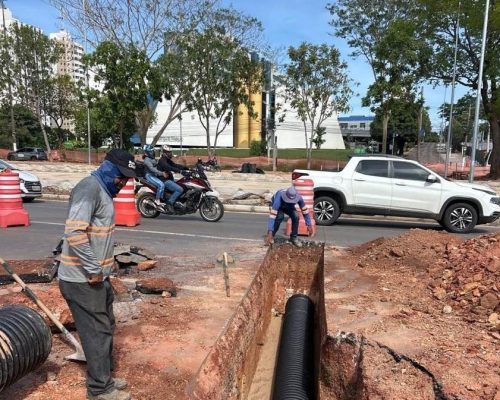 BRT avança e altera trânsito na Avenida do CPA com novos bloqueios e cruzamentos liberados