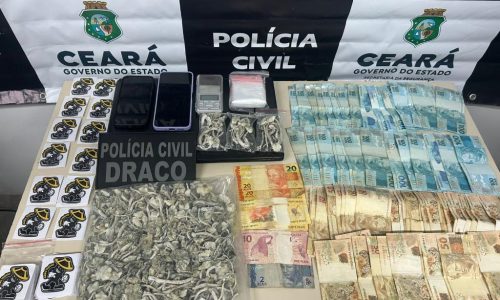Último investigado da Operação Hidra é preso no Ceará com drogas e R$ 6 mil