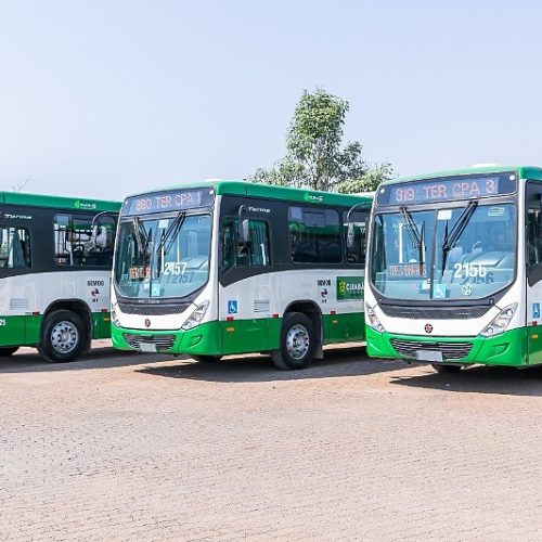 Cuiabá dá salto na mobilidade urbana e coloca 41 novos ônibus climatizados nas ruas