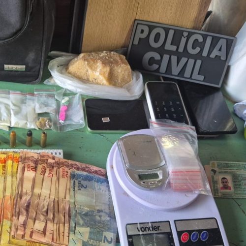 Polícia Civil apreende armas, drogas e prende suspeitos ligados a facção criminosa em operação em Sinop