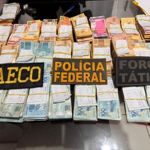 R$ 400 mil apreendidos e 14 presos em megaoperação contra crime organizado em Mato Grosso