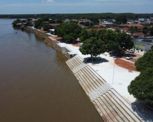 Construção da Orla de São Félix do Araguaia chega a 68% de execução