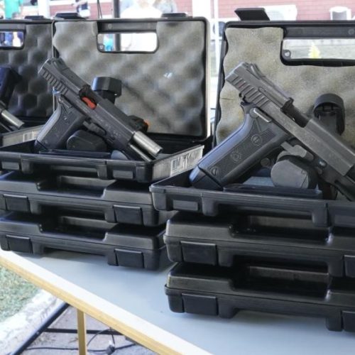 Governo de Mato Grosso destina 300 pistolas à Guarda Municipal de Várzea Grande