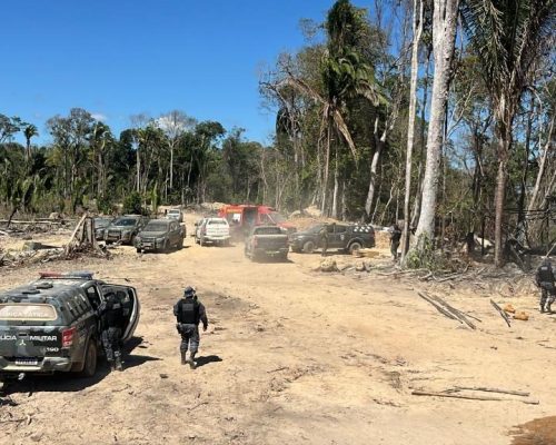 Forças de segurança desarticulam garimpo ilegal em Paranaíta