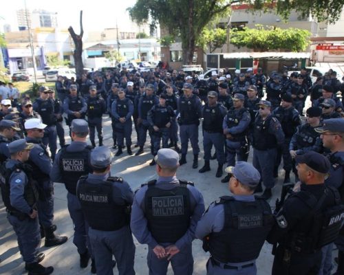 Polícia Militar reforça policiamento com mais de 300 militares na região central de Cuiabá e Várzea Grande
