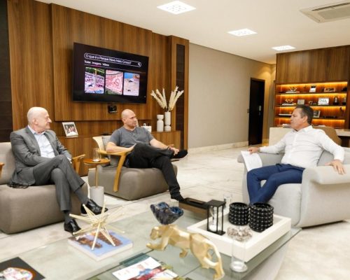 Governador, vice e prefeito articulam novas obras para Cuiabá