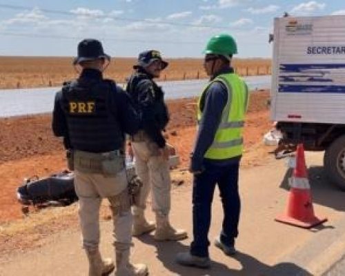 Motociclista morre em colisão com carreta na BR-163 em Sorriso