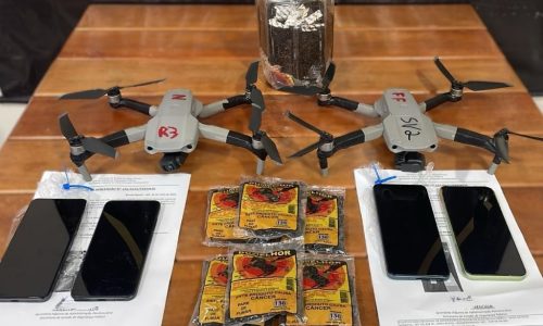 Drones são abatidos pela Polícia Penal após tentar deixar celulares em unidades prisionais do interior