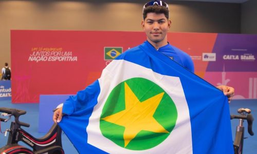 Estudante de MT é bicampeão da prova de Potência Máxima do ciclismo nos Jogos da Juventude