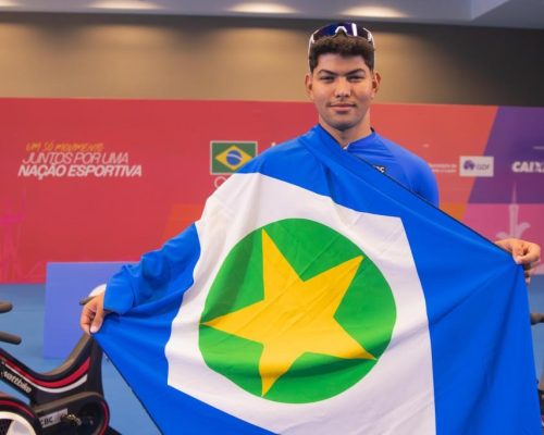 Estudante de MT é bicampeão da prova de Potência Máxima do ciclismo nos Jogos da Juventude