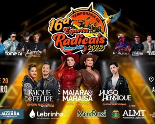 16ª Temporada de Esportes Radicais começa nesta sexta-feira (12) em Jaciara