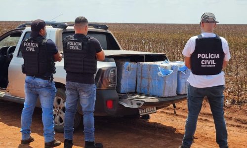 Polícia Civil prende suspeito em flagrante com 240 tabletes de maconha tipo skank