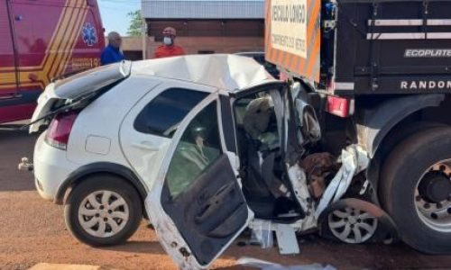 Homem morre em colisão entre carro e carreta em Campo Novo do Parecis