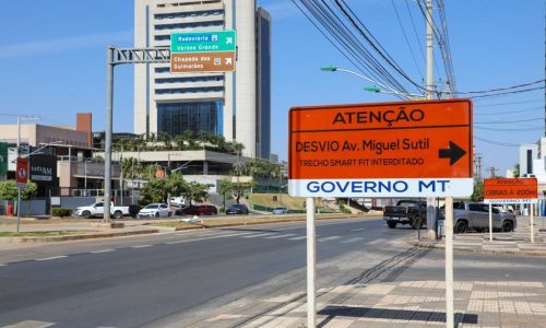 Alça de acesso à Avenida Miguel Sutil será interditada a partir de segunda-feira (29)