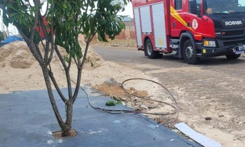 Corpo de Bombeiros orienta sobre como agir em caso de queda de fio energizado em via pública