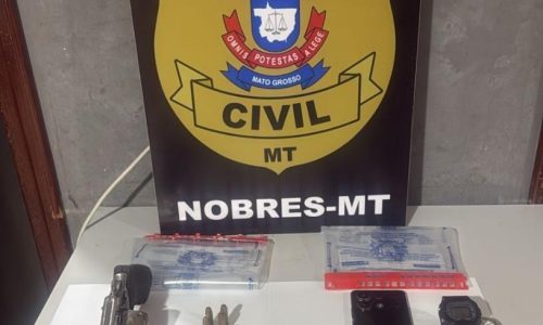 Polícia Civil prende 3 pessoas com drogas e arma de fogo dentro de veículo