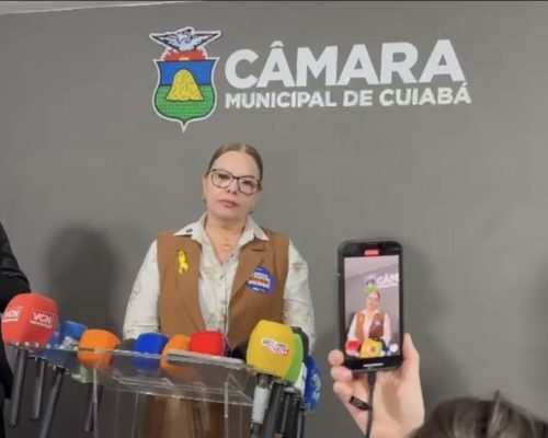 Vídeo – Presidente Paula Calil denuncia violência política de gênero na Câmara de Cuiabá: “Está passando do limite”