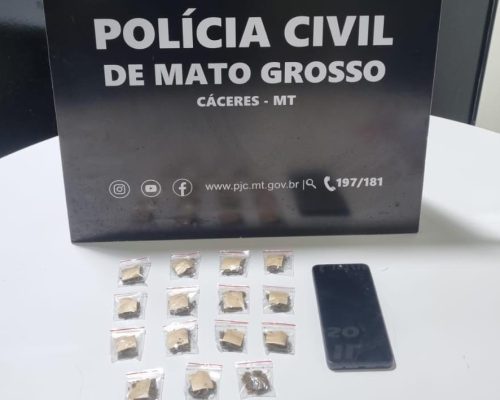 Polícia Civil fecha boca de fumo que funcionava em ferro-velho em Cáceres