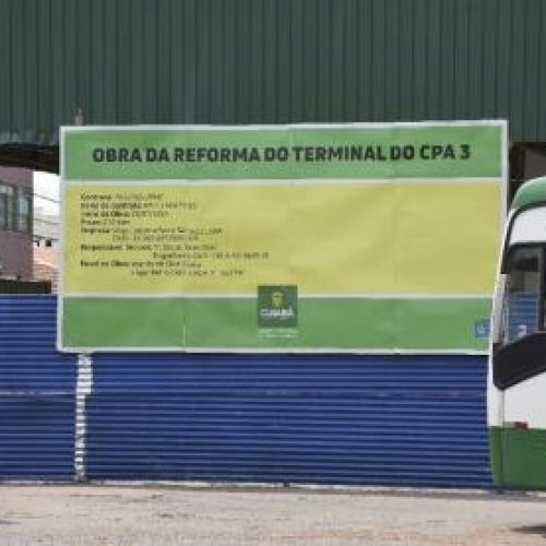 Terminal do CPA 3: obra de R$ 2,5 milhões parada há mais de um ano vira retrato do descaso em Cuiabá