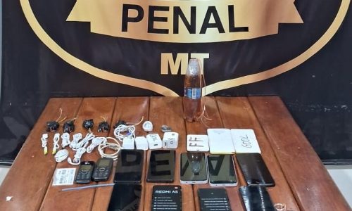 Polícia Penal intercepta pacotes e impede entrada de 14 celulares levados por drones