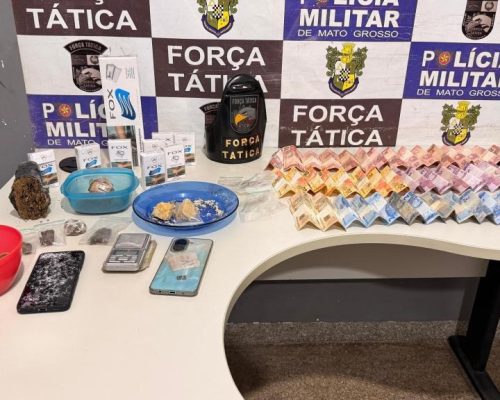 Força Tática prende suspeitos por tráfico de drogas e diversas passagens criminais