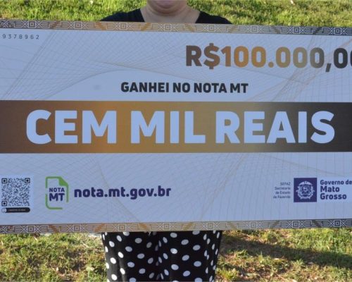 Mais de 10 mil pessoas foram sorteadas pelo Nota MT em 2025