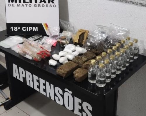 PM detém adolescente por tráfico de drogas e apreende entorpecentes em São José do Rio Claro